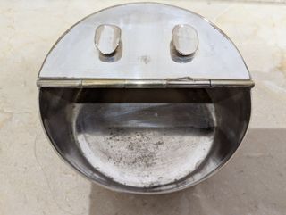 Cenicero Alpaca Plateada