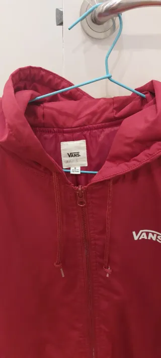 Chaqueta larga VANS roja