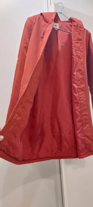 Chaqueta larga VANS roja