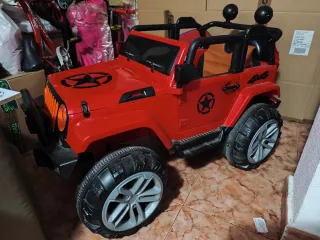 Jeep eléctrico infantil rojo