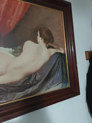 Cuadro Venus del Espejo con Marco