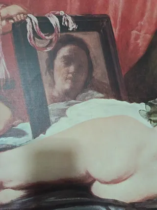 Cuadro Venus del Espejo con Marco