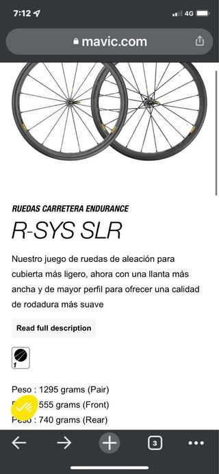 Bicicleta Giant TCR Advanced Talla M Ultegra Di2