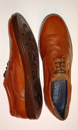 Zapatos de piel marrones talla 43