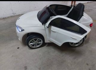 Coche Eléctrico BMW X6M Blanco 12V Niños