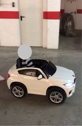 Coche Eléctrico BMW X6M Blanco 12V Niños