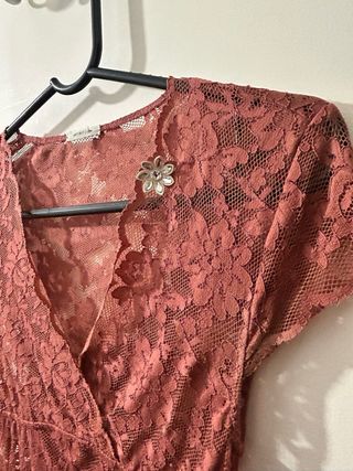 Body Intimissimi Encaje Rojo Talla S