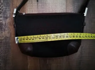 Bolso de hombro RoccoBarocco negro y marrón