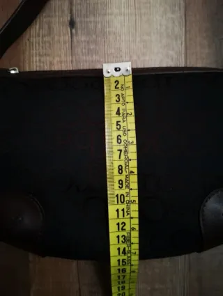 Bolso de hombro RoccoBarocco negro y marrón