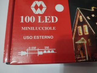 Luci Di Natale a 100 Led Bianco