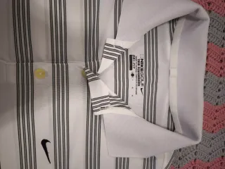 Polo Nike Golf Rayas Blancas y Negras