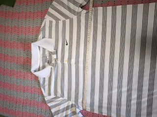 Polo Nike Golf Rayas Blancas y Negras