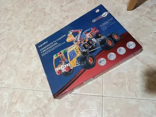 Juguete Construcción Camión y Excavadora Metal