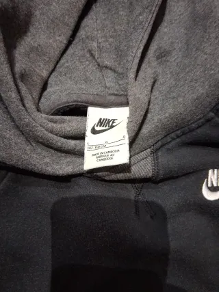 Sudadera Nike Negra y Gris