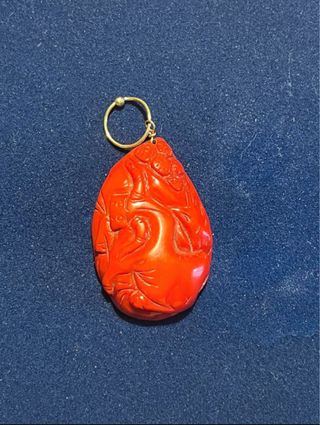 Ciondolo Corallo Rosso Orientale