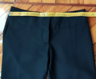 Pantalón Vestir Negro Acampanado Talla 38