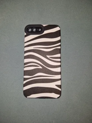 Custodia iPhone 8 Plus con stampa zebrata