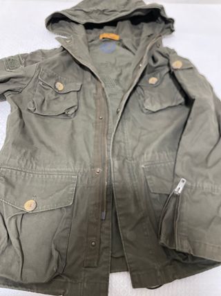 Parka verde militar Scalpers Talla 10