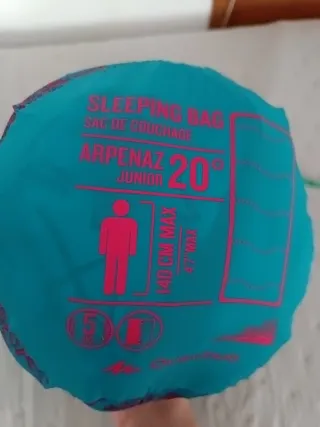 Saco de dormir junior Polyester 158cm