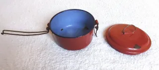 Fiambrera Antigüedades Roja