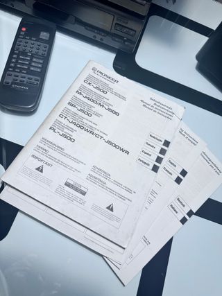 Equipo Hi-FI Technics con tocadiscos