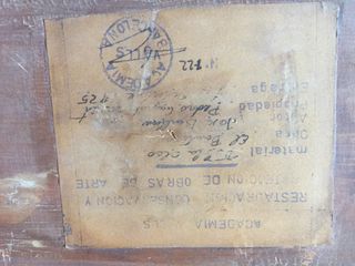 Pintura/Cuadro de José Benlliure Gil - El Bautizo