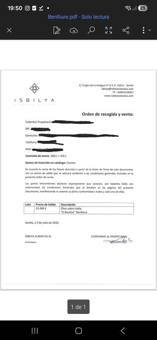 Pintura/Cuadro de José Benlliure Gil - El Bautizo