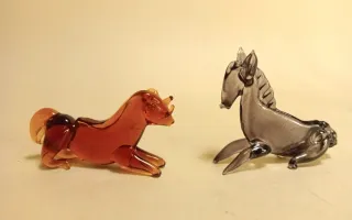 MURANO PRESEPE D'ARTE VETRARIA Vetro STATUINE