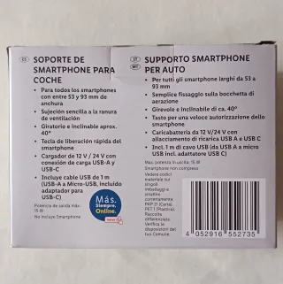 Soporte de Móvil para Coche. Ultimate Speed