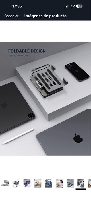 Supporto Hub USB C per iPad Pro