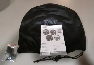 Casco Jet Crivit Talla L Plata/Negro