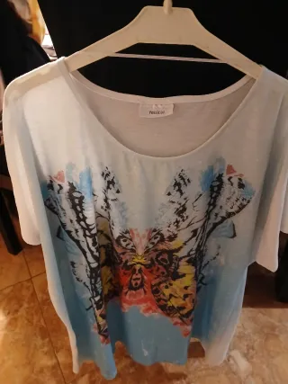 Camisola Yessica Senhora Estampada Borboleta