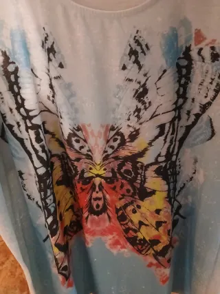 Camisola Yessica Senhora Estampada Borboleta