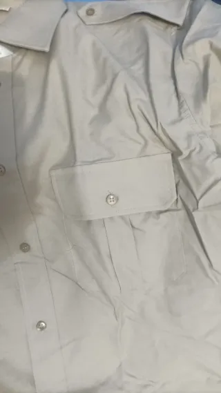 Camicia militare uomo beige