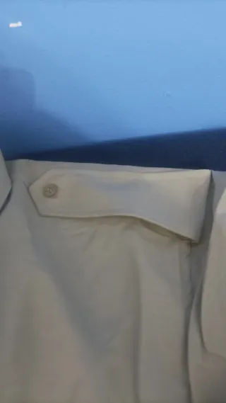 Camicia militare uomo beige