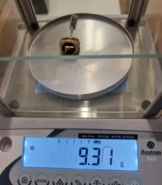 Anillo Oro 18kt Sello Pistola Negro