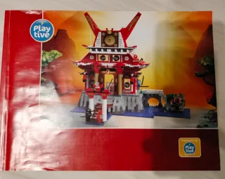 Lego Templo y zona entrenamiento Ninja Playtive