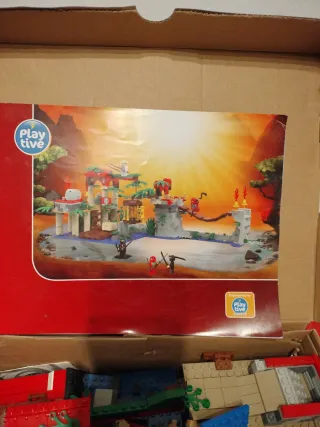 Lego Templo y zona entrenamiento Ninja Playtive