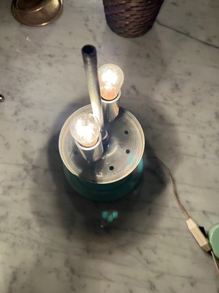 Lampada Space Age vintage verde