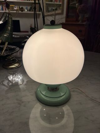 Lampada Space Age vintage verde