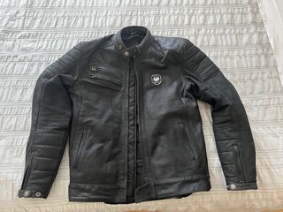 Chaqueta de cuero para moto Merlin