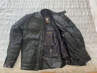 Chaqueta de cuero para moto Merlin