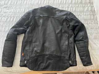Chaqueta de cuero para moto Merlin
