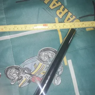 Manillar de bicicleta cromado