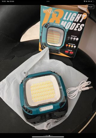 Lampada Faro LED 18 Modalità 5000mAh