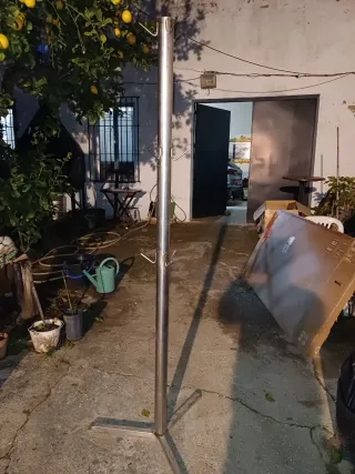 Expositor jamonero acero inoxidable