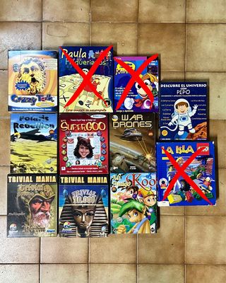 Lote Juegos PC CD-ROM Vintage