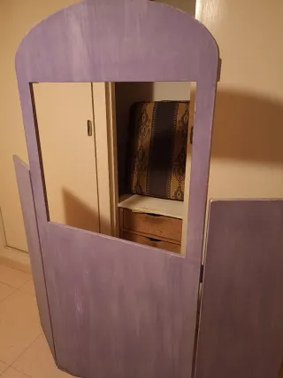 Teatro de títeres/marionetas, de madera, artesanal
