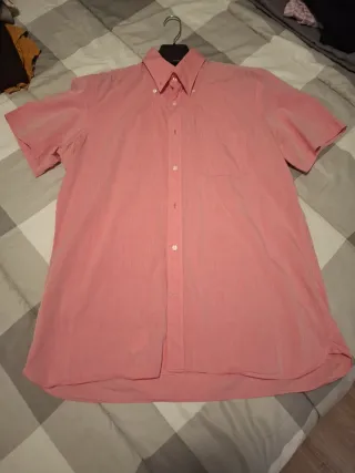 Camisa de hombre rosa