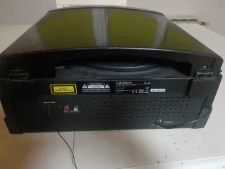 Tocadiscos Retro Lawson Negro/Plata